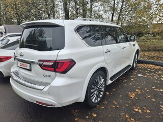 2018 Infiniti QX80 I Рестайлинг 2, белый, 5700000 рублей, вид 4