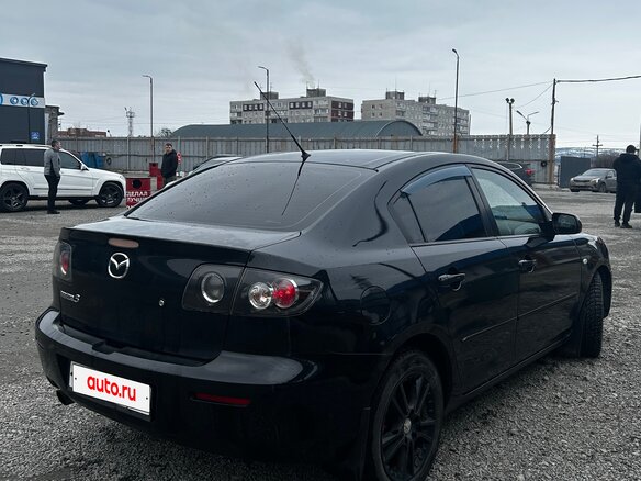 2008 Mazda 3 I (BK) Рестайлинг, чёрный, 450000 рублей - вид 3