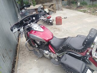 2008 Kawasaki VN2000 Vulcan, красный, 900000 рублей, вид 3