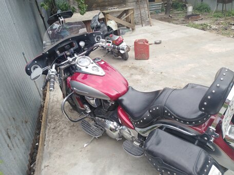 2008 Kawasaki VN2000 Vulcan, красный, 900000 рублей, вид 3