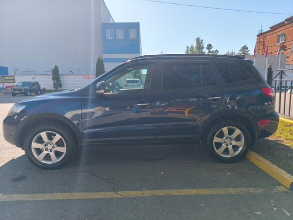2008 Hyundai Santa Fe II, синий, 1250000 рублей - вид 17