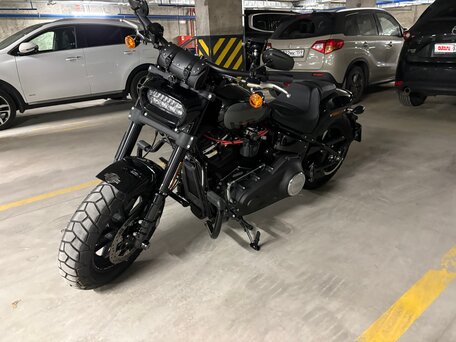 2024 Harley-Davidson Fat Bob, чёрный, 2333333 рублей, вид 5
