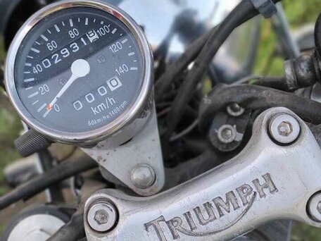 2002 Triumph Bonneville, зелёный, 450000 рублей, вид 2
