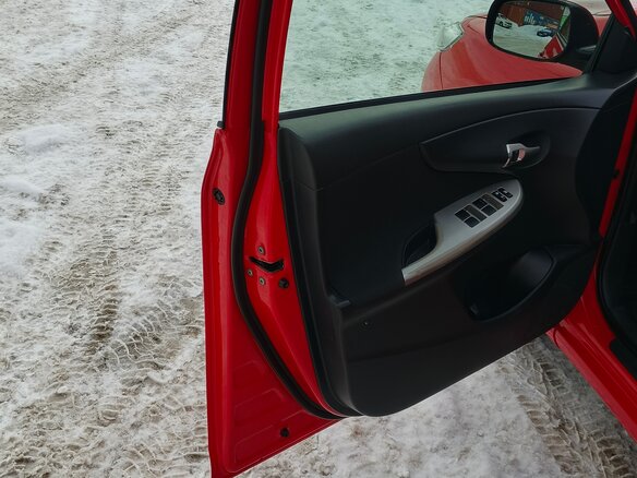 2007 Toyota Corolla AMT X (E140, E150), красный, 950000 рублей - вид 14