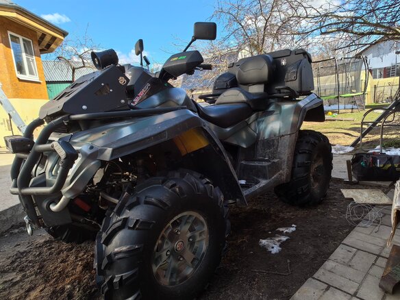 2007 BRP Can-Am Outlander MAX 650, жёлтый, 650000 рублей