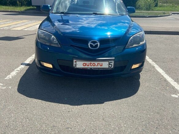 2006 Mazda 3 I (BK) Рестайлинг, голубой, 950000 рублей - вид 4