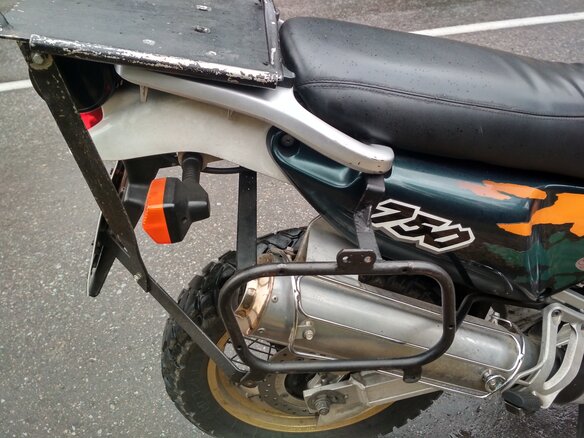 1995 Honda XRV 750 Africa Twin, зелёный - вид 7