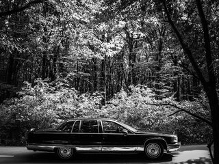 1993 Cadillac Fleetwood II, чёрный, 5555555 рублей, вид 3