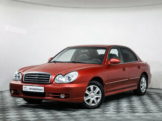2006 Hyundai Sonata ТагАЗ IV (EF) Рестайлинг, красный, 267000 рублей, вид 1