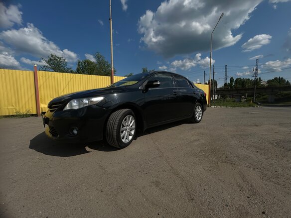 2011 Toyota Corolla X (E140, E150) Рестайлинг, чёрный, 1150000 рублей - вид 6