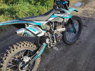 2024 Motoland CRF250 Enduro, голубой, 140000 рублей, вид 2