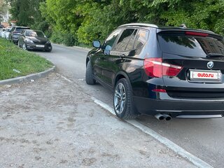 2012 BMW X3 28i xDrive II (F25), чёрный, 1299000 рублей, вид 3