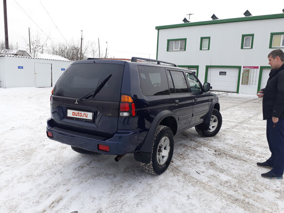 2001 Mitsubishi Pajero Sport I, синий - вид 4