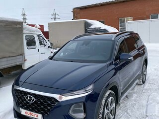 2019 Hyundai Santa Fe IV, синий, 3500000 рублей, вид 2