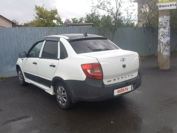 2014 Lada (ВАЗ) Granta I, белый, 520000 рублей - вид 7