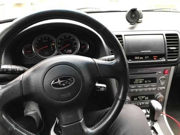 2004 Subaru Outback III, голубой, 820000 рублей - вид 9
