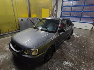 2004 Hyundai Accent ТагАЗ II, серый, 210000 рублей, вид 2