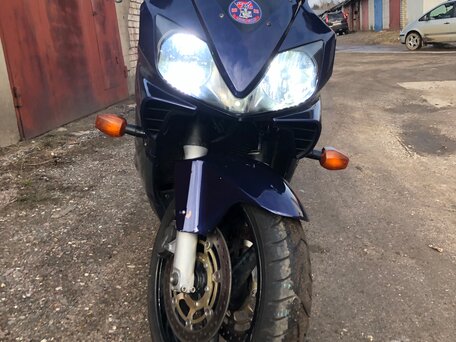2002 Honda CBR 600F, синий, 400000 рублей, вид 1