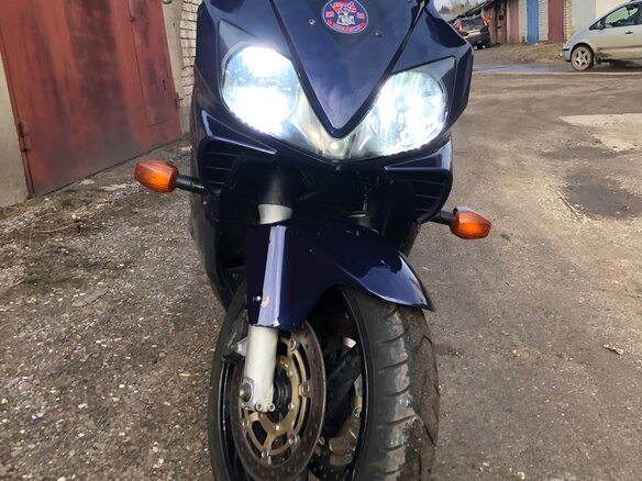 2002 Honda CBR 600F, синий, 400000 рублей