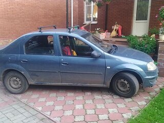 2011 Renault Logan I Рестайлинг, синий, 450000 рублей, вид 2