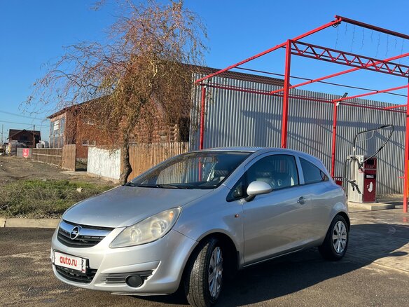 2008 Opel Corsa D, серебристый, 360000 рублей
