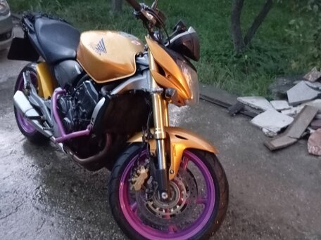 2008 Honda CB 600F Hornet, золотистый, 520000 рублей, вид 2