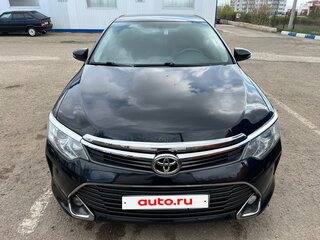 2015 Toyota Camry VII (XV50) Рестайлинг, чёрный, 1570000 рублей, вид 3