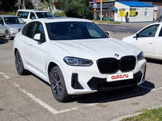 2021 BMW X4 20d II (G02), белый, 4200000 рублей - вид 2