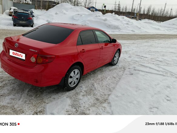 2007 Toyota Corolla AMT X (E140, E150), красный, 950000 рублей - вид 6