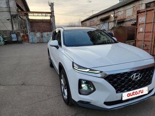 2019 Hyundai Santa Fe IV, белый, 3600000 рублей, вид 3