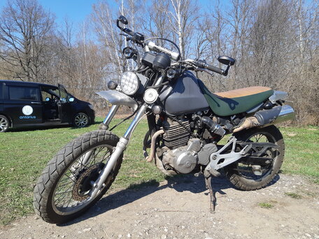 1997 Honda SLR 650, зелёный, 230000 рублей, вид 1