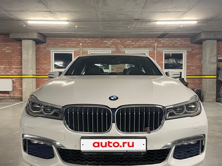 2015 BMW 7 серии 730d xDrive VI (G11/G12), белый, 4900000 рублей, вид 3