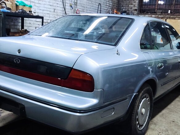1990 Infiniti Q45 I, серый, 1200000 рублей - вид 7