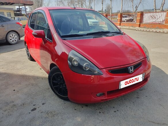 2008 Honda Jazz I Рестайлинг, красный, 650000 рублей - вид 1