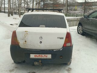 2007 Renault Logan I, белый, 205000 рублей, вид 3