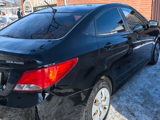 2014 Hyundai Solaris I, чёрный, 747000 рублей, вид 4