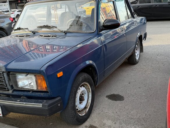 2007 Lada (ВАЗ) 2107, синий, 170000 рублей