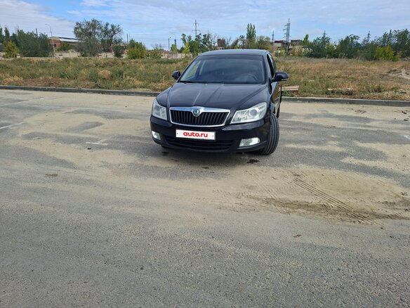 2012 Skoda Octavia II (A5) Рестайлинг, чёрный, 780000 рублей - вид 1
