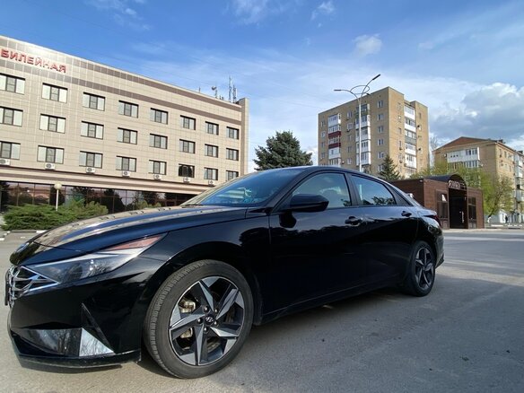 2023 Hyundai Elantra VII (CN7), чёрный, 2250000 рублей - вид 11