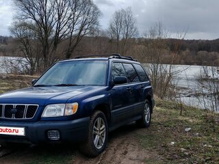 2000 Subaru Forester I Рестайлинг, синий, 450000 рублей, вид 1