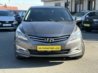 2014 Hyundai Solaris I Рестайлинг, серый, 676500 рублей, вид 2