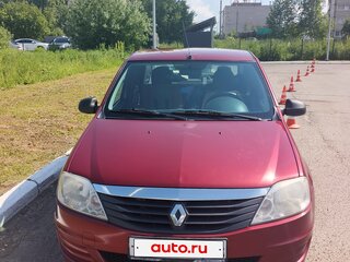 2012 Renault Logan I Рестайлинг, красный, 429000 рублей, вид 1