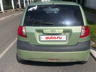 2007 Hyundai Getz I Рестайлинг, зелёный, 460000 рублей, вид 5