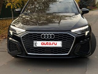 2022 Audi A3 40 TFSI IV (8Y), чёрный, 3400000 рублей, вид 2