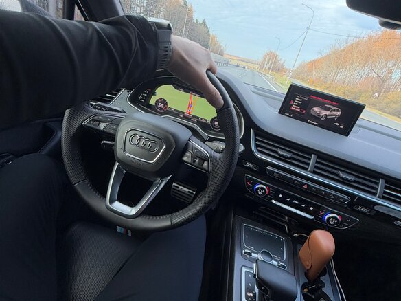 2019 Audi Q7 II (4M), чёрный, 5100000 рублей - вид 34