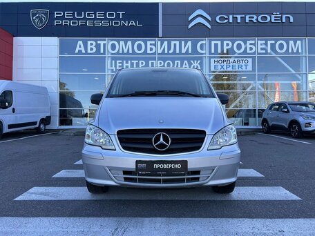2013 Mercedes-Benz Vito 113 CDI L2 II (W639) Рестайлинг, серебристый, 2400000 рублей, вид 2