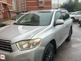2007 Toyota Highlander II (XU40), серебристый, 1300000 рублей, вид 1