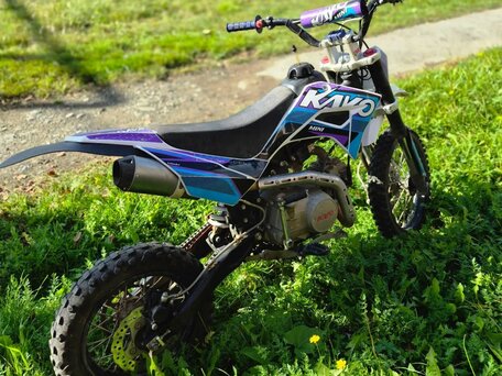 2024 Kayo Mini KMB YX125EM, голубой, 70000 рублей, вид 2