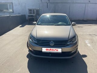 2019 Volkswagen Polo V Рестайлинг, коричневый, 1390000 рублей, вид 2