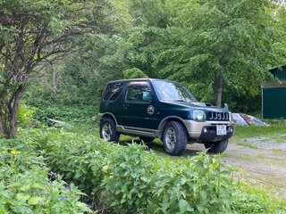 2001 Suzuki Jimny Kei car III, зелёный, 750000 рублей, вид 2